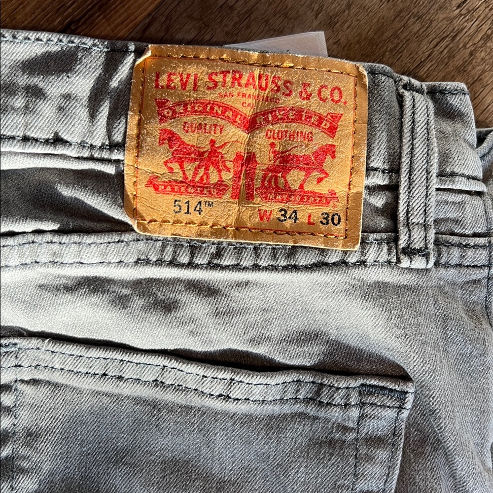 Levi's Light Gray Denim Pants